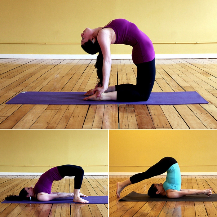 yoga-übungen-drei-wunderschöne-fotos