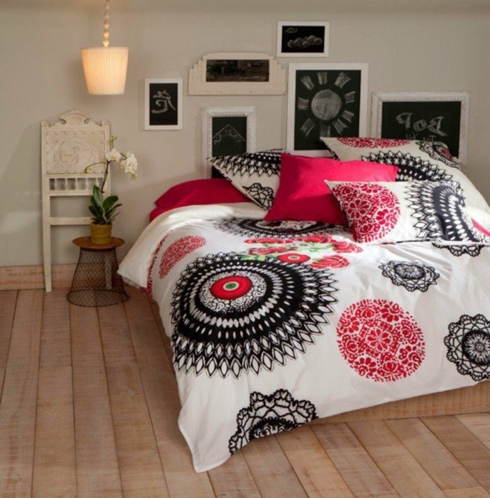 Moderne-Bettwäsche-kleines-schlafzimmer-gemütlich