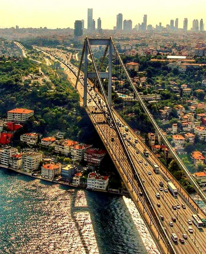 Sehenswürdigkeiten-Istanbul-bosporus-brücke-von-oben