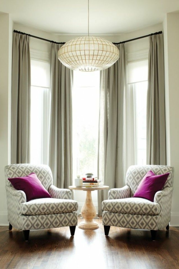 elegante-gardinen-für-wohnzimmer-graue-Nuancen