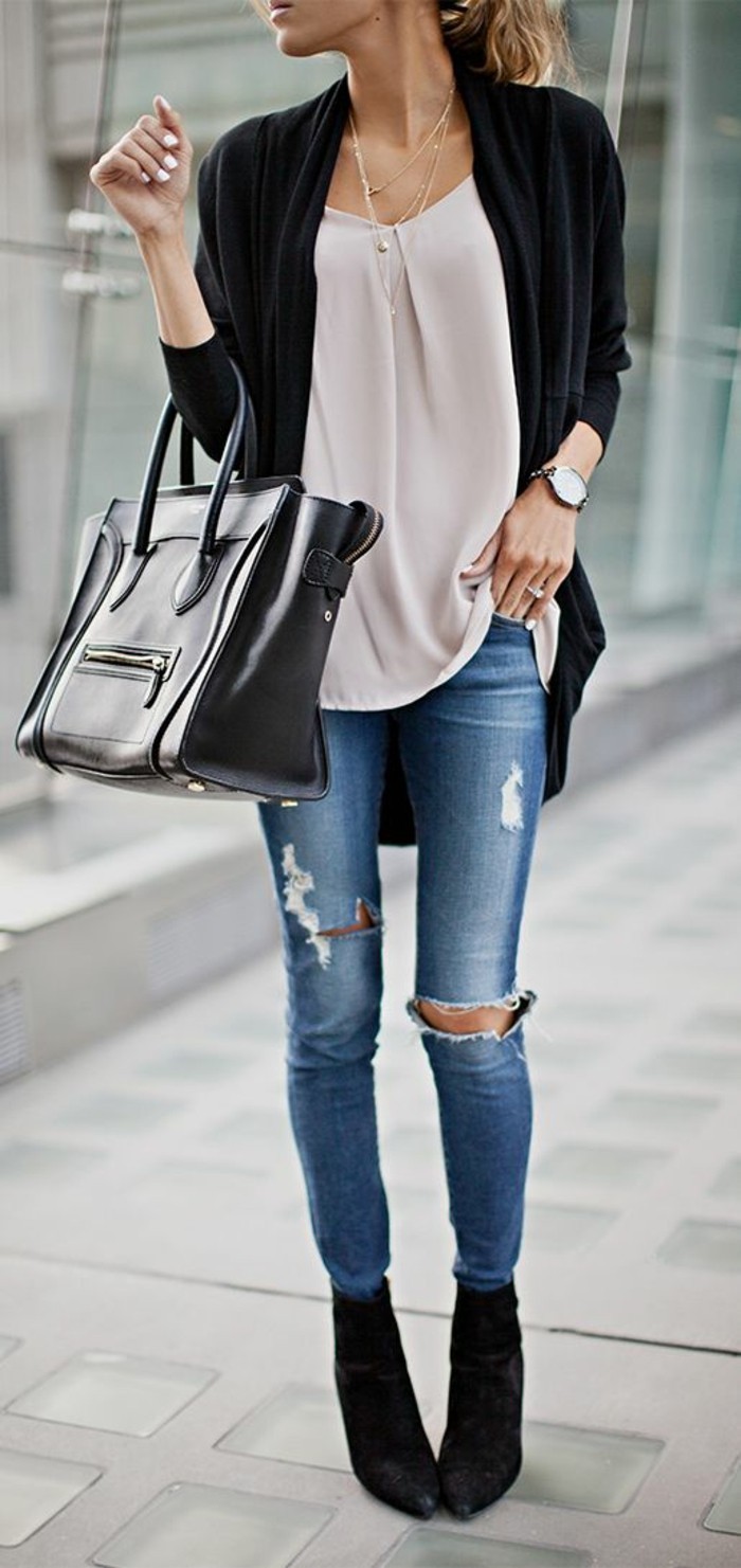 eleganter-Outfit-skinny-jeans-damen-jeans-mit-löchern