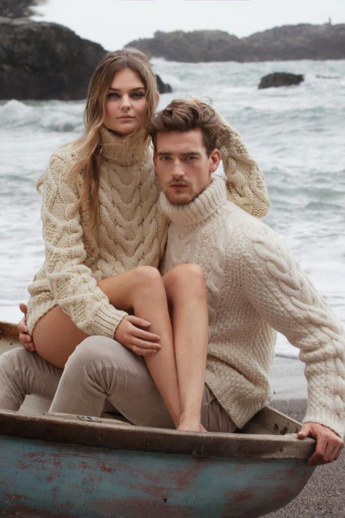 irische-Pullover-beige-für-Damen-und-Herren