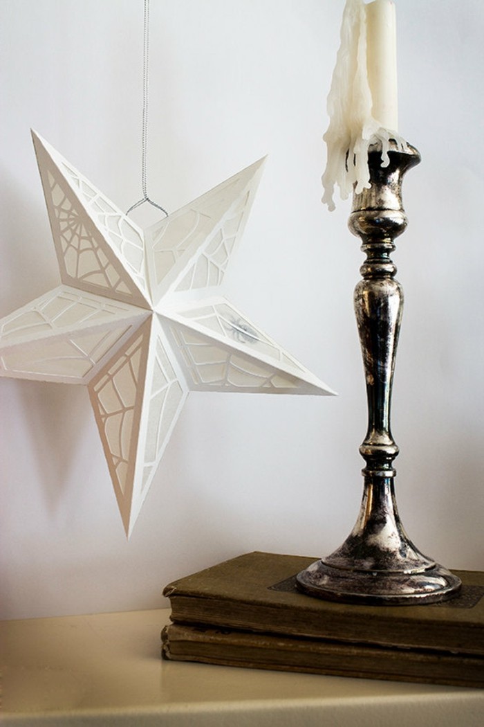 origami-sterne-weiße-tolle-gestaltung-interessantes-modell