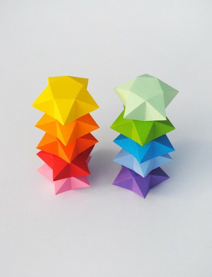 origami-sterne-wunderschöne-bunte-farben
