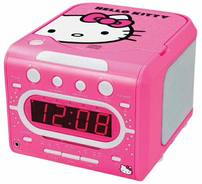 radiowecker-kinder-Hello-Kitty-kinderwecker-mädchen-radiowecker-mit-cd