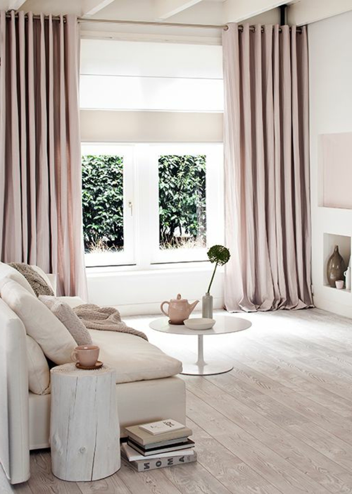 rosa-moderne-gardinen-für-wohnzimmer-elegantes-Interieur