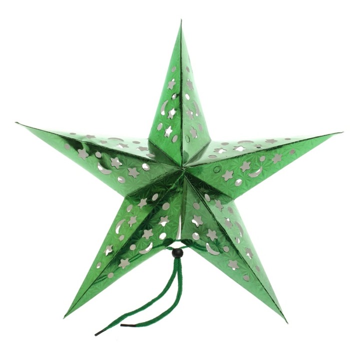 weihnachtssterne-basteln-schlichtes-grünes-design