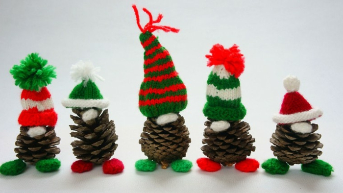 wunderschöne-bastelideen-zum-weihnachten-viele-kleine-figuren