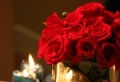 Rosenstrauß für ein Valentinstag in Rot