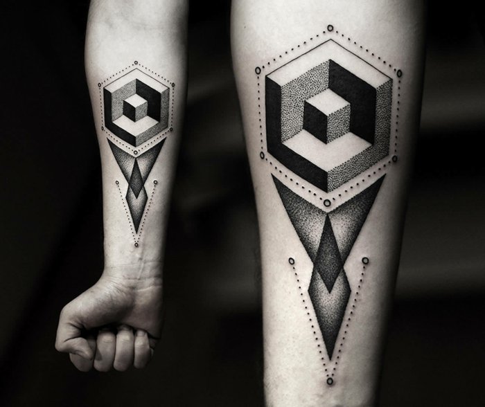 geometrische-Tattoo-Ideen-Tattoo-Motive-Männer