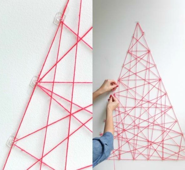 kreative-bastelideen-für-wand-eine-pyramide-selber-machen