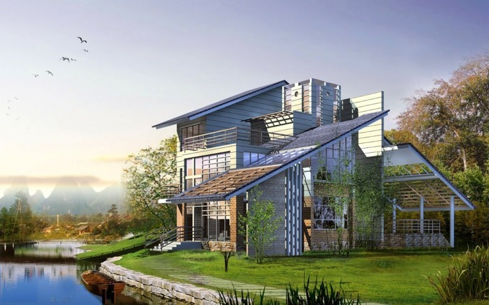 moderne-architektenhäuser-wunderschönes-design-und-schöne-naturumgebung