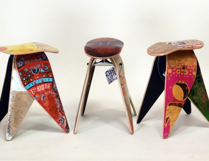 recycling-möbel-kreatives-modell-stühle