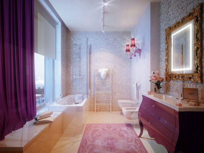 wundervolle-bad-fliesen-ideen-rosige-schicke-badezimmergestaltung
