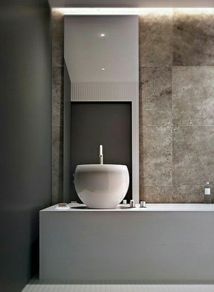 Moderne -waschbecken-design-weiß-braun