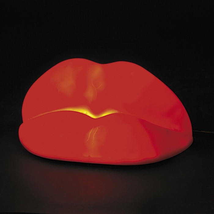 Red-Hot-Lips-rote-Lampe-attraktives-Modell