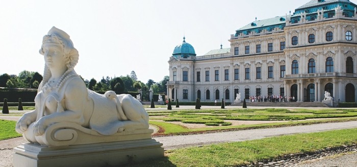 Schloss-Belvedere-Wien-Österreich-barock-merkmale-mode-bei-der-architektur