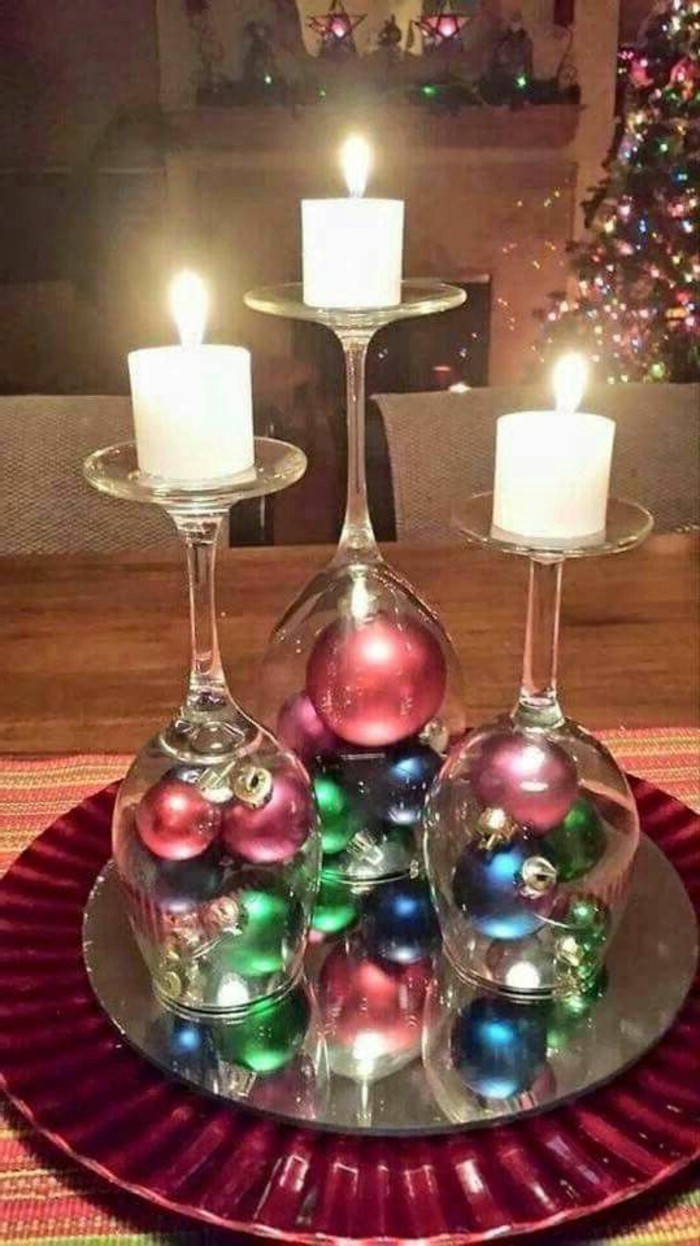 Weihnachtsdekoration-leichte-DIY-Idee-aus-Gläsern-Kerzenhalter-basteln
