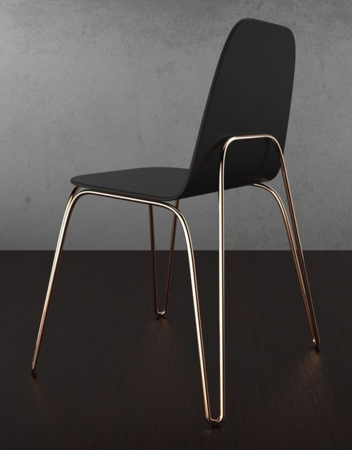 fantastisches-simples-Modell-schwarzer-Stuhl