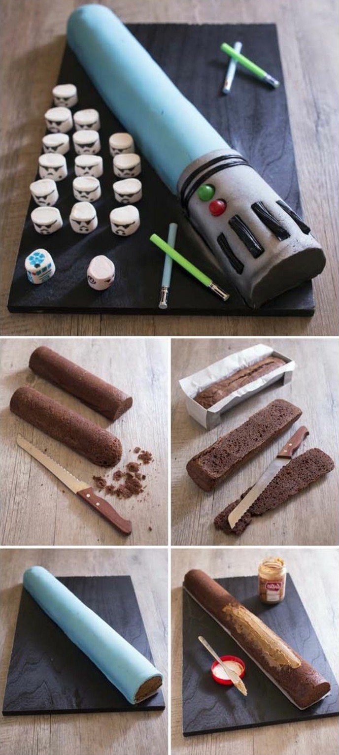DIY-Kuchen-für-Kindergeburtstag-in-der-Form-von-Laser