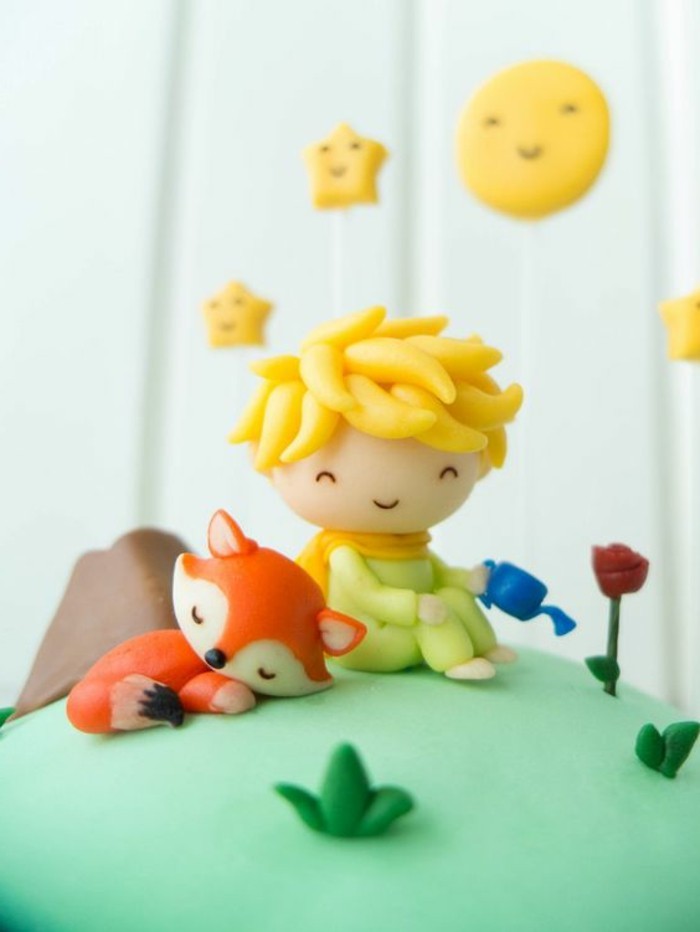 coole-Idee-für-Geburtstagstorte-der-kleine-Prinz-seine-Fuchs-und-Rose