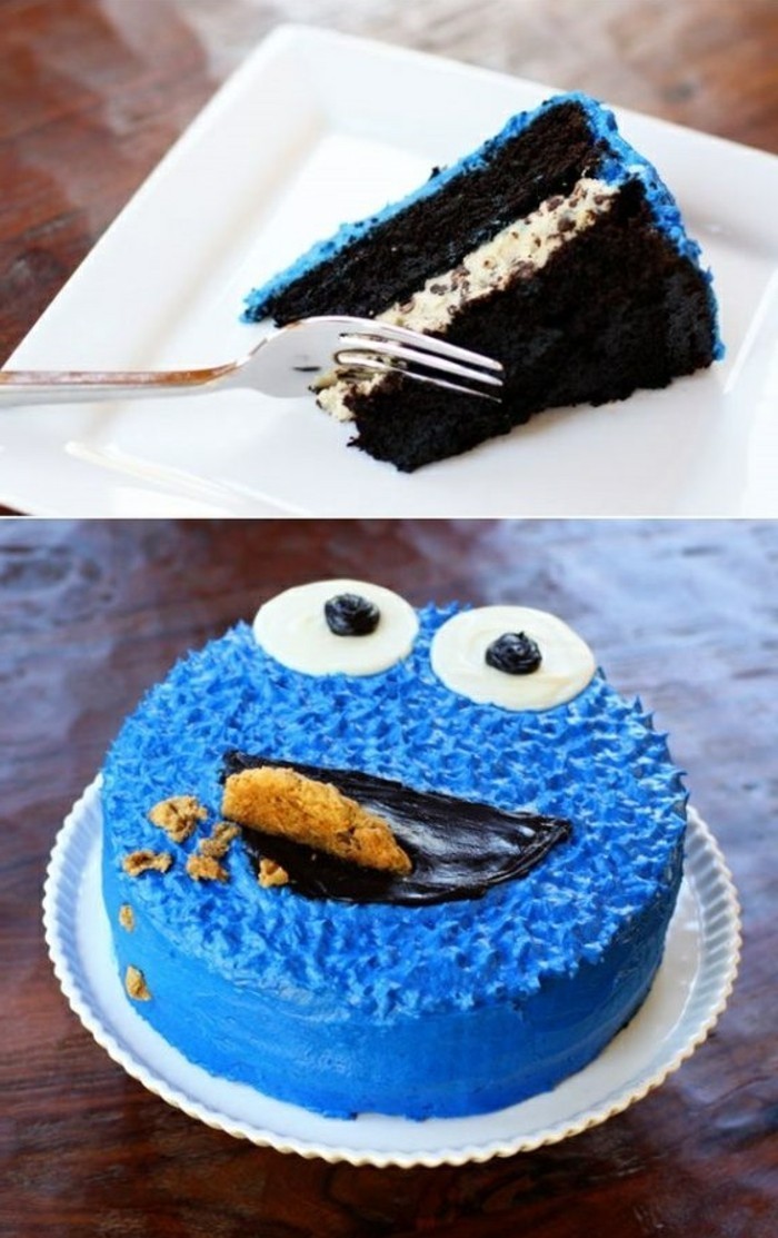 coole-Idee-für-Kuchen-für-Kindergeburtstag-Cookie-Monster