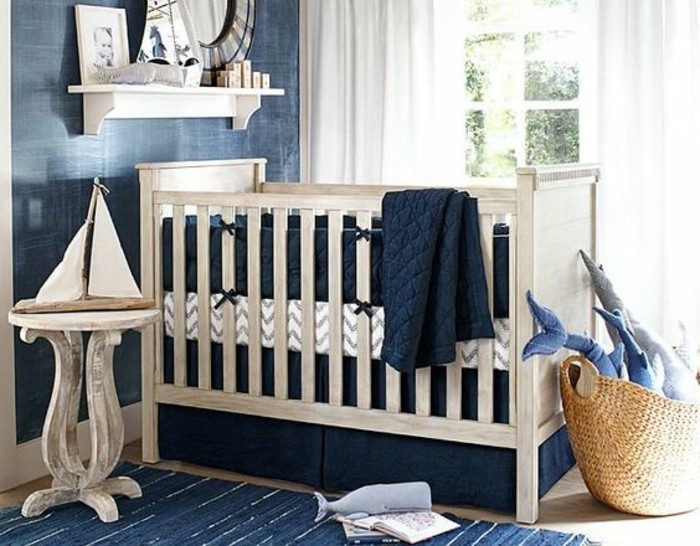 kleines-babyzimmer-einrichten-herrliche-modelle-babybetten-für-jungen