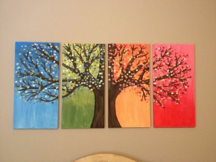 malerisches-Baum-Bild-auf-Leinwand