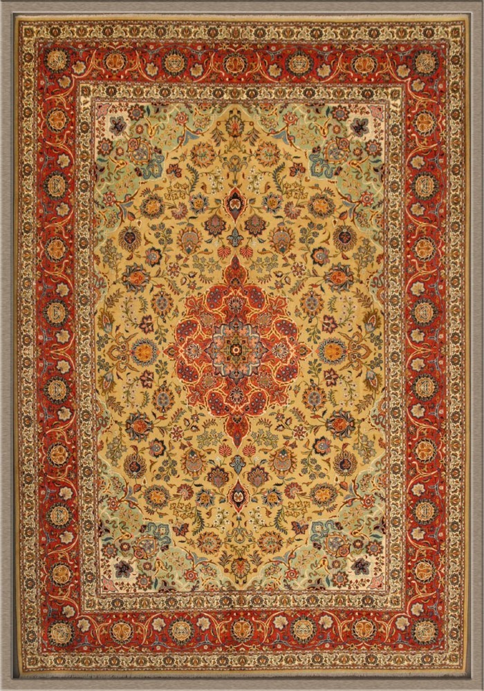 persischer-teppich-in-roter-und-gelber-Farbe