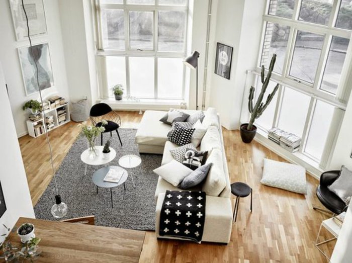 praktische-Einrichtungsideen-Wohnzimmer-kleine-funktionale-Möbel