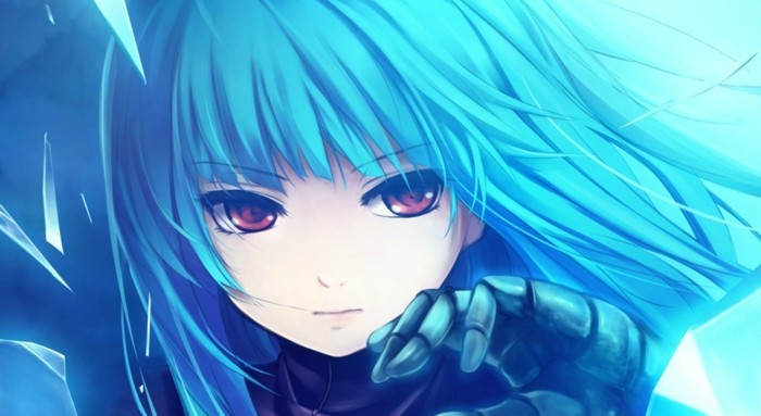 Anime-Bilder-ein-Mädchen-mit-blauem-Haar
