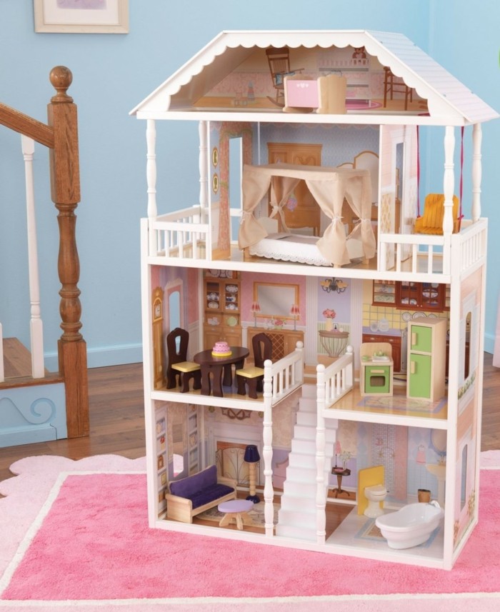 Barbie-Puppenhaus-schöne-Dekoration-für-Mädchenzimmer