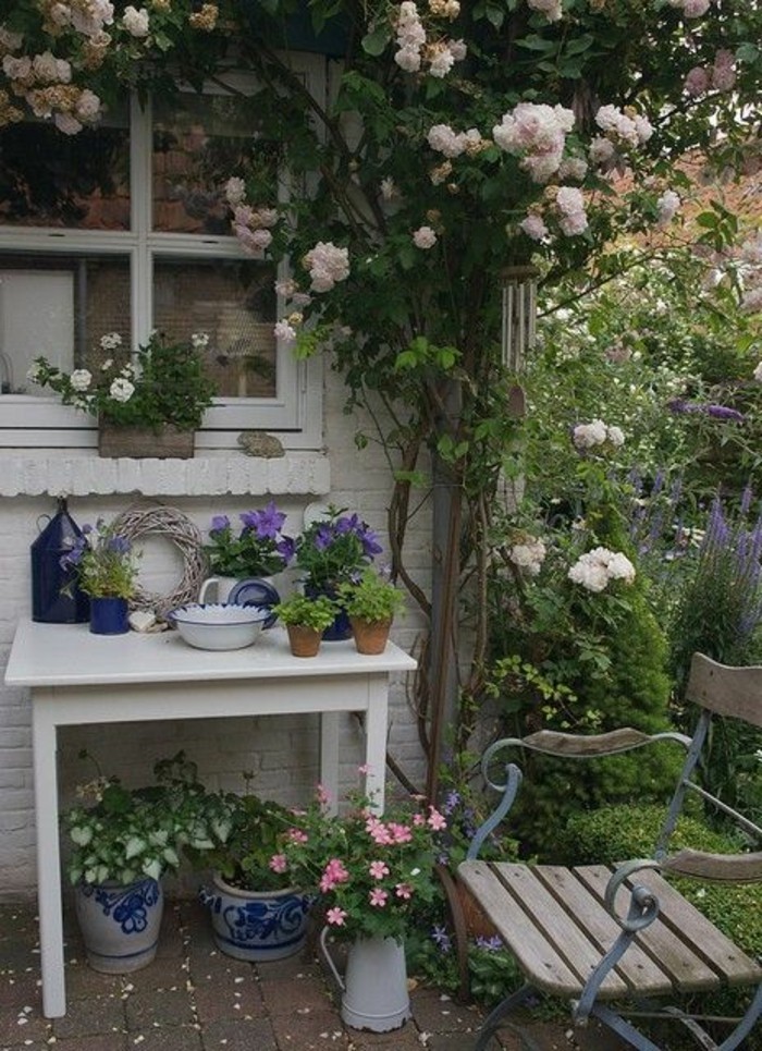 shabby chic garten