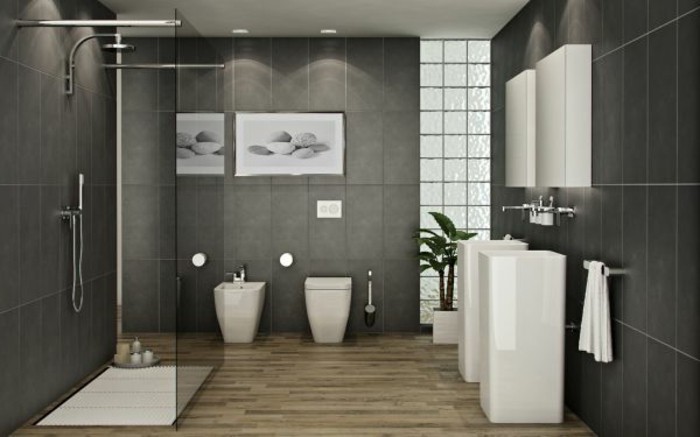 modernes-design-badezimmer-graue-wände-elegante-gestaltung
