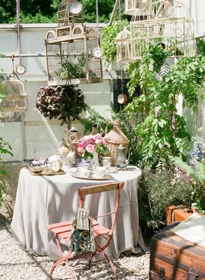 40 Beispiele für Shabby Chic Garten mit VintageFlair