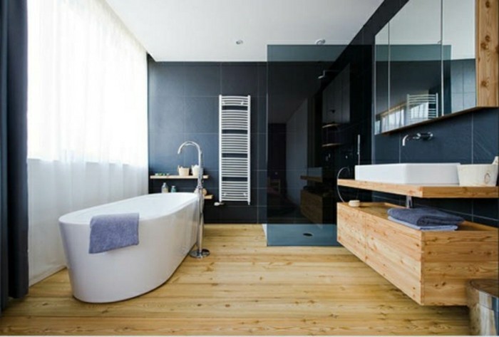 Massivholz-Waschtisch-großes-badezimmer-und-holzbadezimmer-bodenbelag