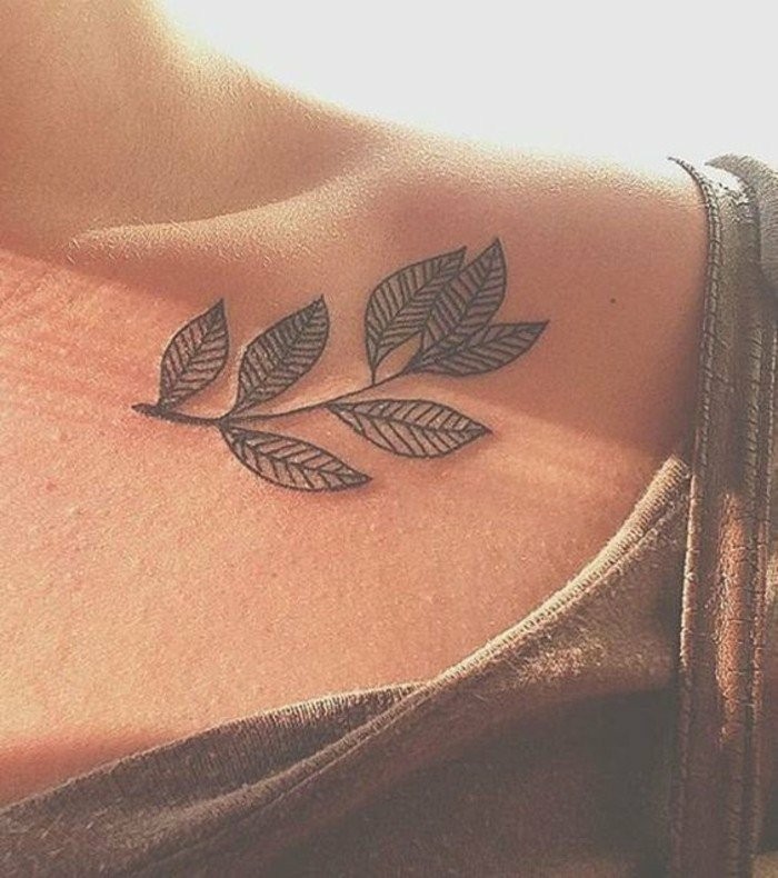 Schöne-tattoo-Ideen-für-Frauen-Blätter