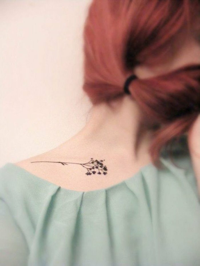 Tattoo-Motive-eine-zarte-Blüte