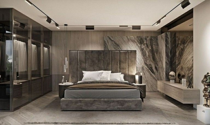 1 schlafzimmer wandgestaltung ideen zimmergestaltung in grau schlafzimmereinirchtung ideen wohnung dekorieren