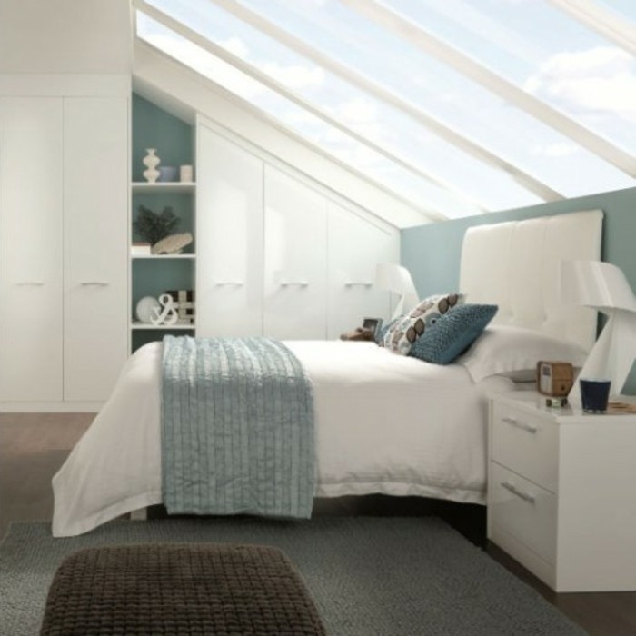 Einbauschrank-für-Dachschräge-freien Raum-optimal-ausnutzen-Einrichtungsideen-Schlafzimmer4
