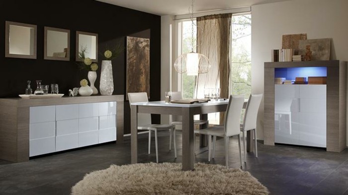 Esszimmermöbel-modern-mit-rundem-Teppich