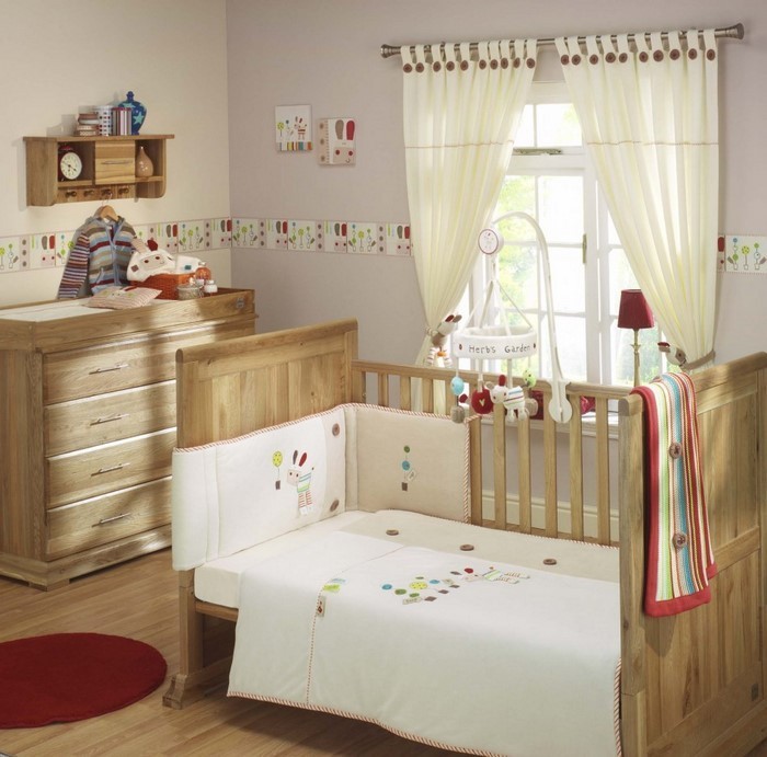 Kinderzimmer-gestalten-Babyzimmer-mit-Holzelementen