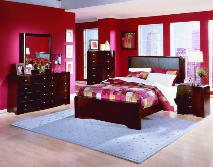 attraktives-modell-schlafzimmer-wandfarben-vorschläge