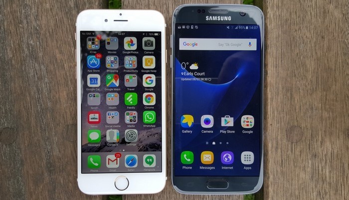 bestes-smartphone-Vergleich-zwischen-Iphone-und-Samsung