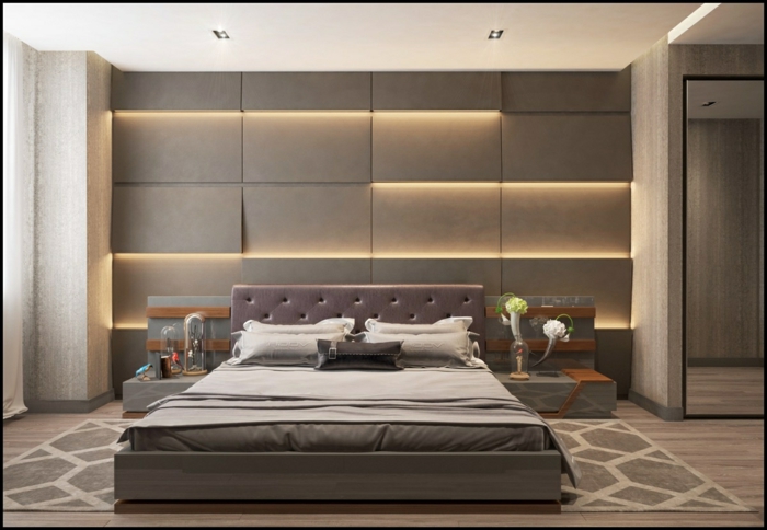 ideen für schlafzimmer kleines zimmer dekorieren und einrichten zimmerbelcuthung led licht 3d wandpaneele