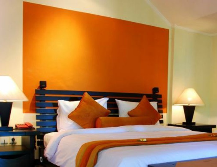 kreative-wandfarben-vorschläge-schlafzimmer-mit-wand-in-orange