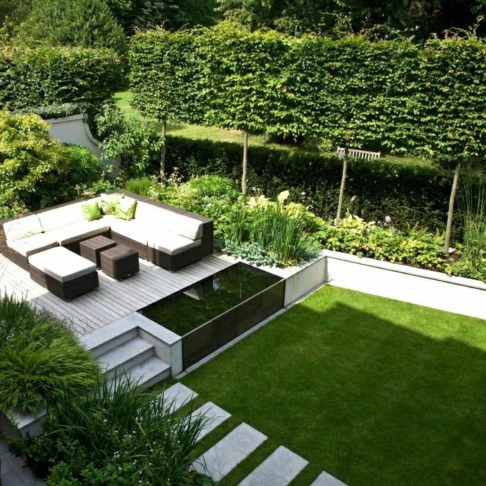 1001 + Ideen für moderne Gartengestaltung zum Genießen an warmen Tagen
