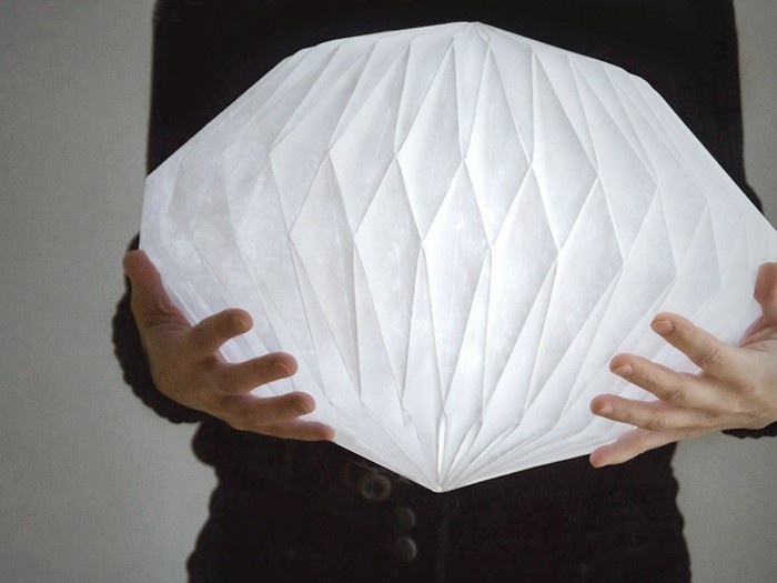 origami-lampenschirm-eine-DIY-idee
