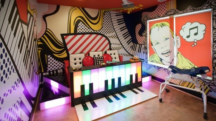 Graffiti-Kinderzimmer-für-kleine-Musiker