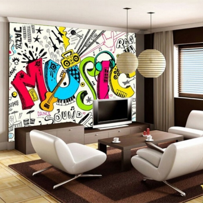Graffiti-im-Zimmer-die-Musik-heißt